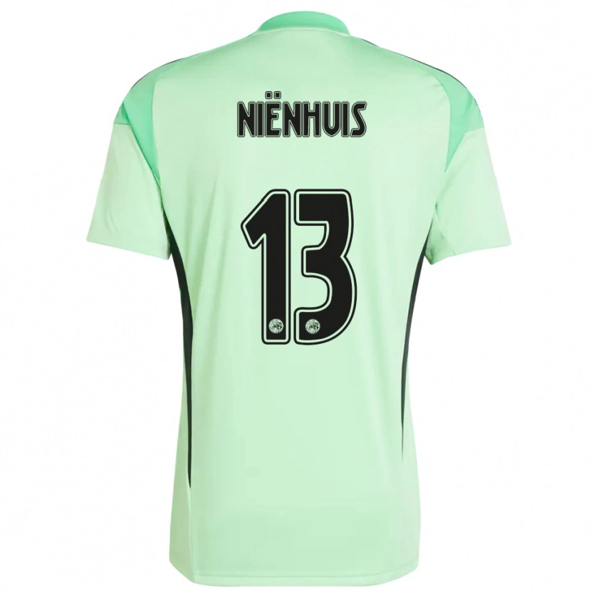 Danxen Dzieci Lois Niënhuis #13 Jasnozielony Czarny Koszulka Bramkarska 2025/26