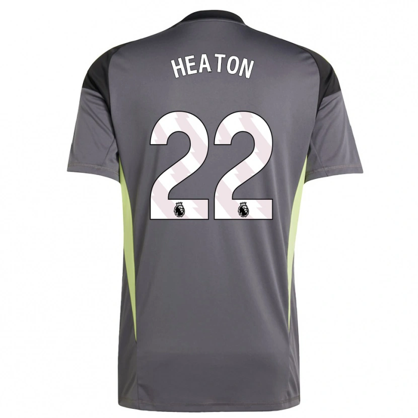 Danxen Dzieci Tom Heaton #22 Ciemnoszary Biały Koszulka Bramkarska 2025/26