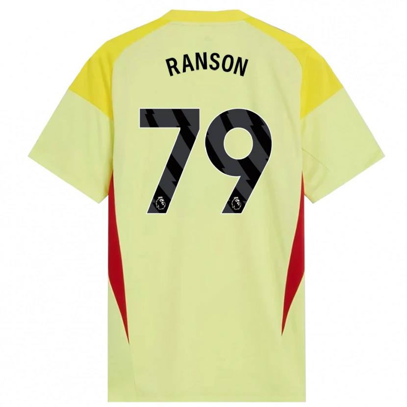 Danxen Dzieci Khari Ranson #79 Żółty Czerwony Czarny Koszulka Bramkarska 2025/26