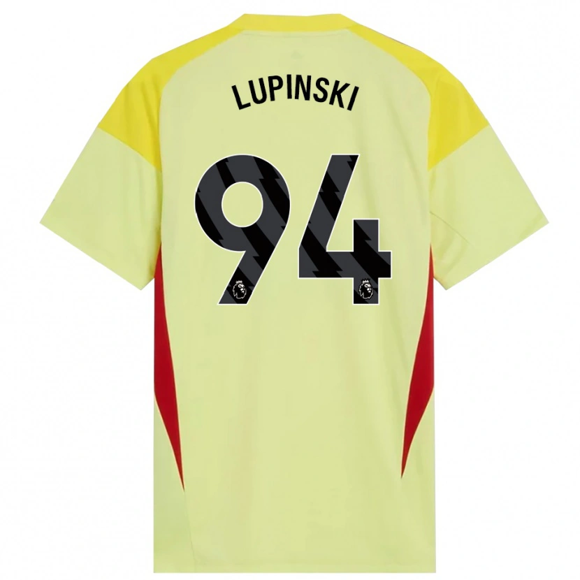 Danxen Dzieci Remi Lupinski #94 Żółty Czerwony Czarny Koszulka Bramkarska 2025/26