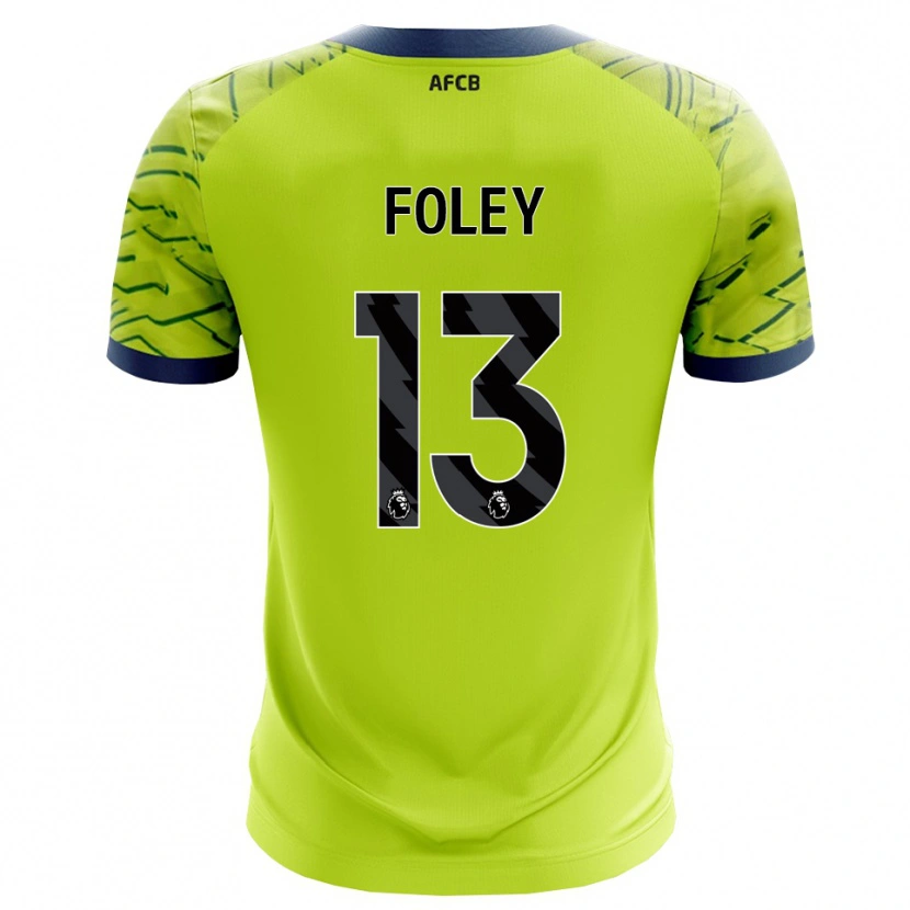Danxen Dzieci Erin Foley #13 Zielony Żółty Koszulka Bramkarska 2025/26