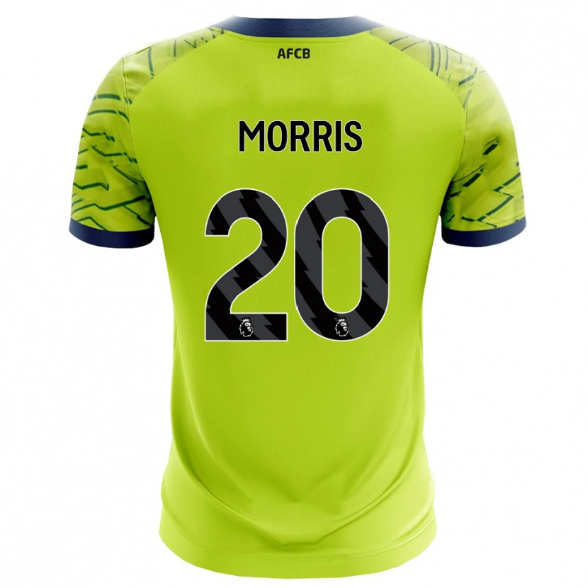 Danxen Dzieci Caitlin Morris #20 Zielony Żółty Koszulka Bramkarska 2025/26