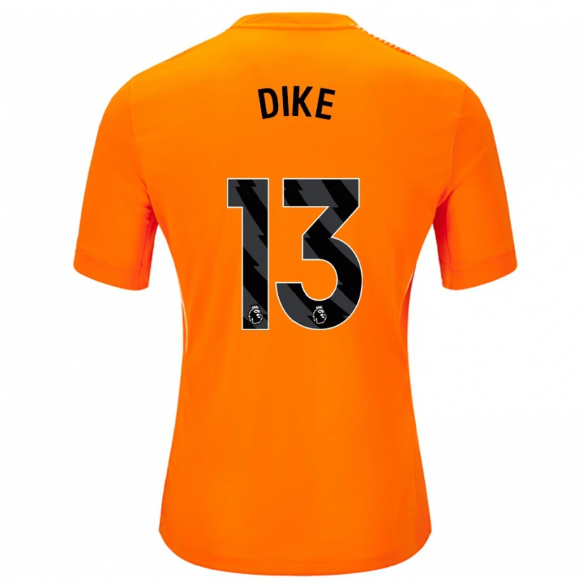Danxen Dzieci Michael Dike #13 Pomarańczowy Czarny Koszulka Bramkarska 2025/26