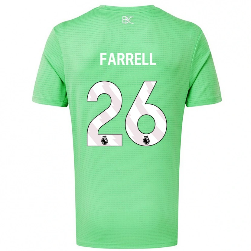 Danxen Dzieci Lucy Farrell #26 Średni Zielony Koszulka Bramkarska 2025/26