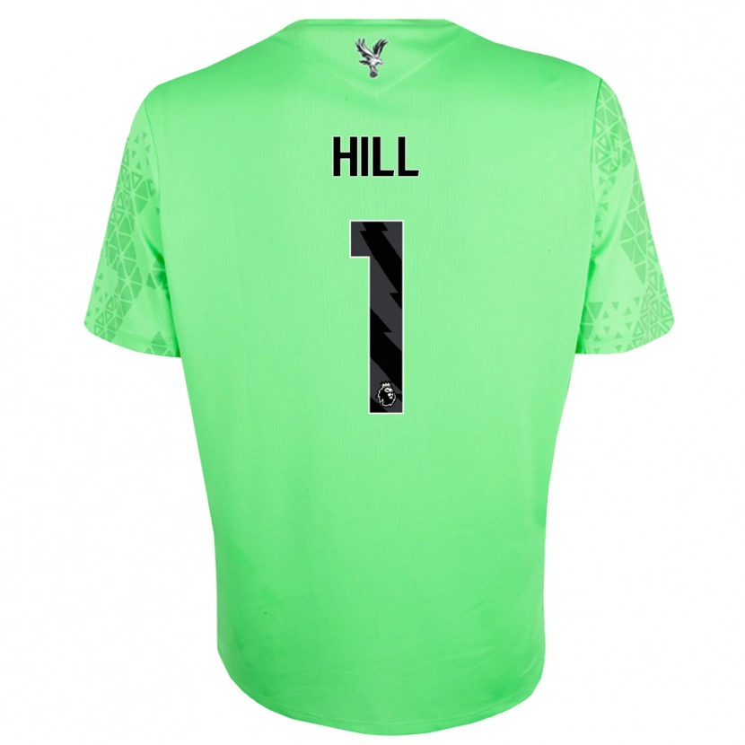 Danxen Dzieci Marcus Hill #1 Zielony Czarny Koszulka Bramkarska 2025/26