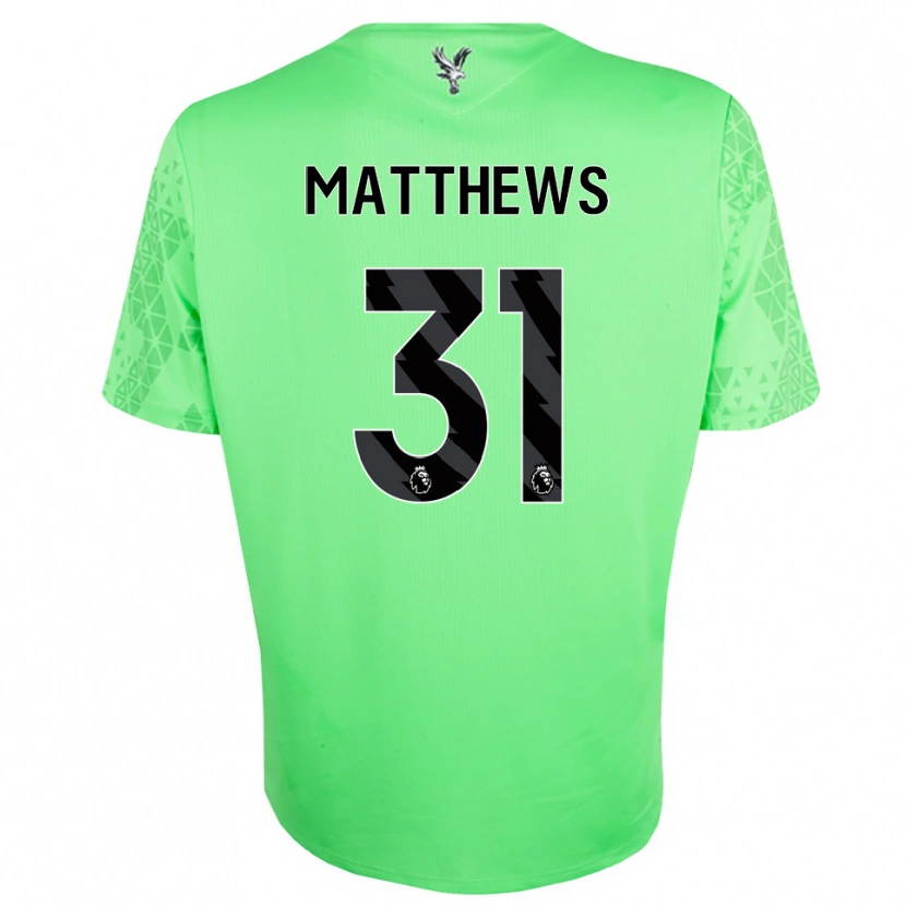 Danxen Dzieci Remi Matthews #31 Zielony Czarny Koszulka Bramkarska 2025/26