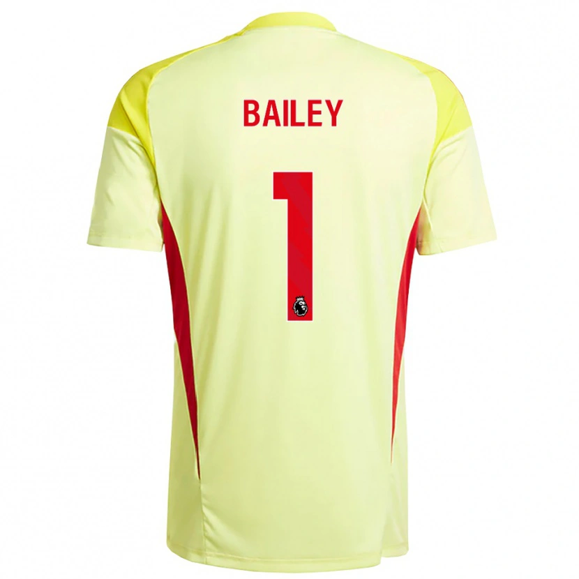 Danxen Dzieci Joe Bailey #1 Jasnożółty Pomarańczowy Koszulka Bramkarska 2025/26