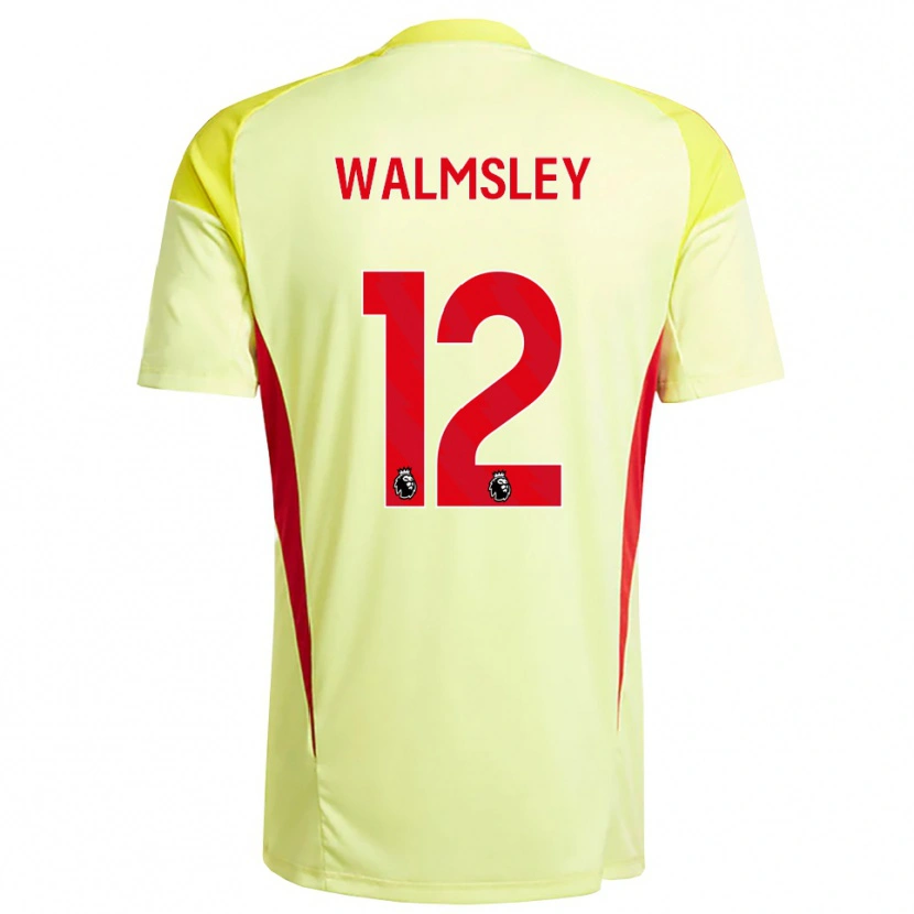 Danxen Dzieci Joseph Walmsley #12 Jasnożółty Pomarańczowy Koszulka Bramkarska 2025/26