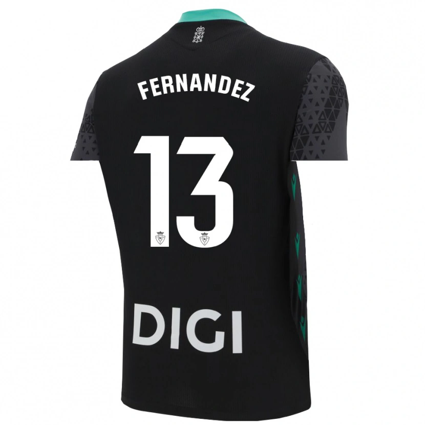 Danxen Dzieci Aitor Fernández #13 Ciemno Szaro Czarny Koszulka Bramkarska 2025/26