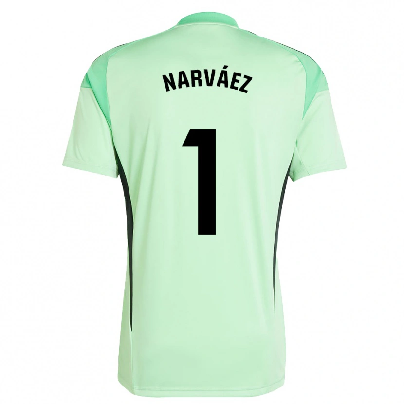 Danxen Dzieci Miguel Narváez #1 Jasno Zielono Czarny Koszulka Bramkarska 2025/26
