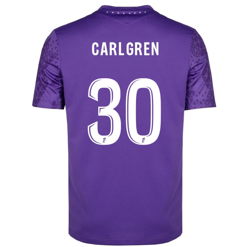 Danxen Dzieci Patrik Carlgren #30 Fioletowy I Biały Koszulka Bramkarska 2025/26