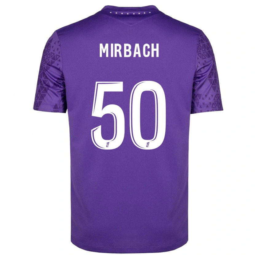 Danxen Dzieci Alexis Mirbach #50 Fioletowy I Biały Koszulka Bramkarska 2025/26