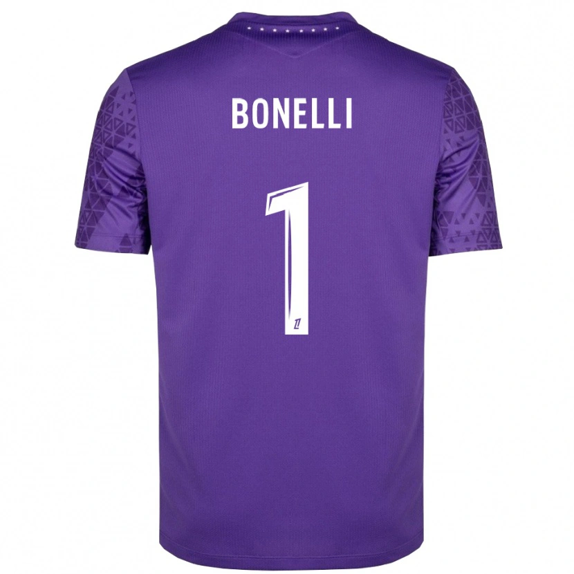 Danxen Dzieci Lucas Bonelli #1 Fioletowy I Biały Koszulka Bramkarska 2025/26