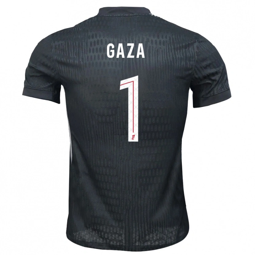 Danxen Dzieci Johnny Gaza #1 Ciemno Szaro Czarny Koszulka Bramkarska 2025/26