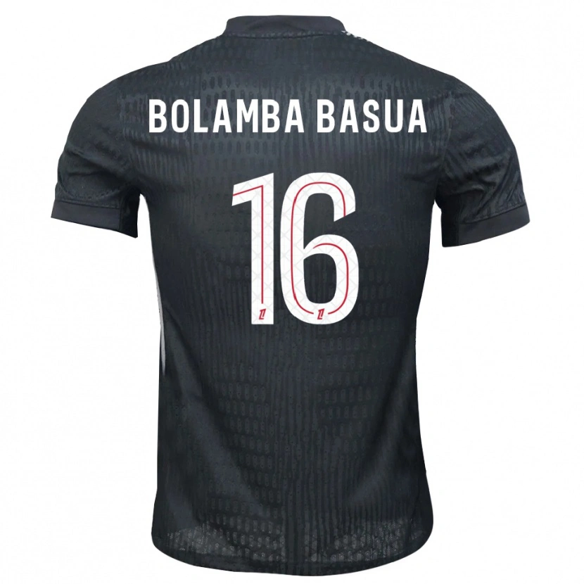 Danxen Dzieci Kévin Bolamba Basua #16 Ciemno Szaro Czarny Koszulka Bramkarska 2025/26