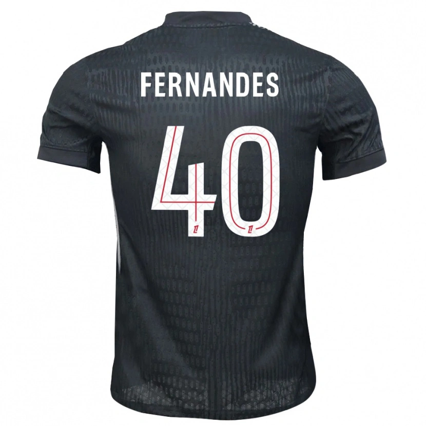Danxen Dzieci Alyssa Fernandes #40 Ciemno Szaro Czarny Koszulka Bramkarska 2025/26