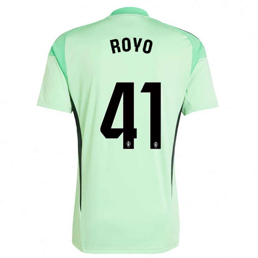 Danxen Dzieci Eduardo Royo #41 Średnio Zielony Koszulka Bramkarska 2025/26
