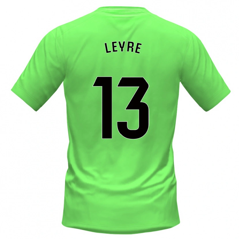 Danxen Dzieci Leyre Sánchez López #13 Zielono Czarny Koszulka Bramkarska 2025/26