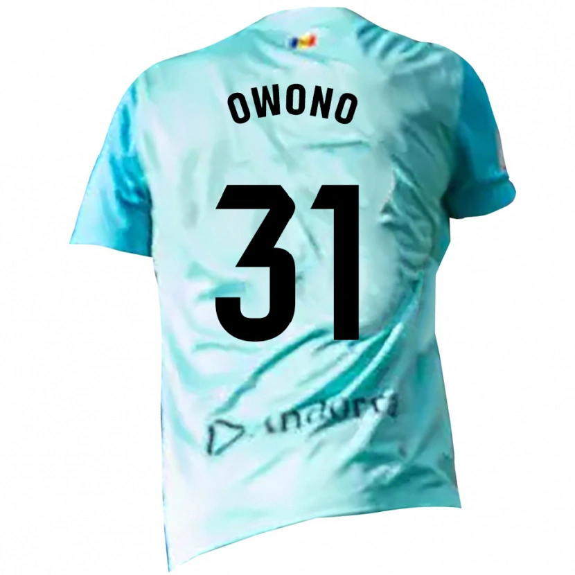 Danxen Dzieci Jesús Owono #31 Cyjanowo Czarny Koszulka Bramkarska 2025/26