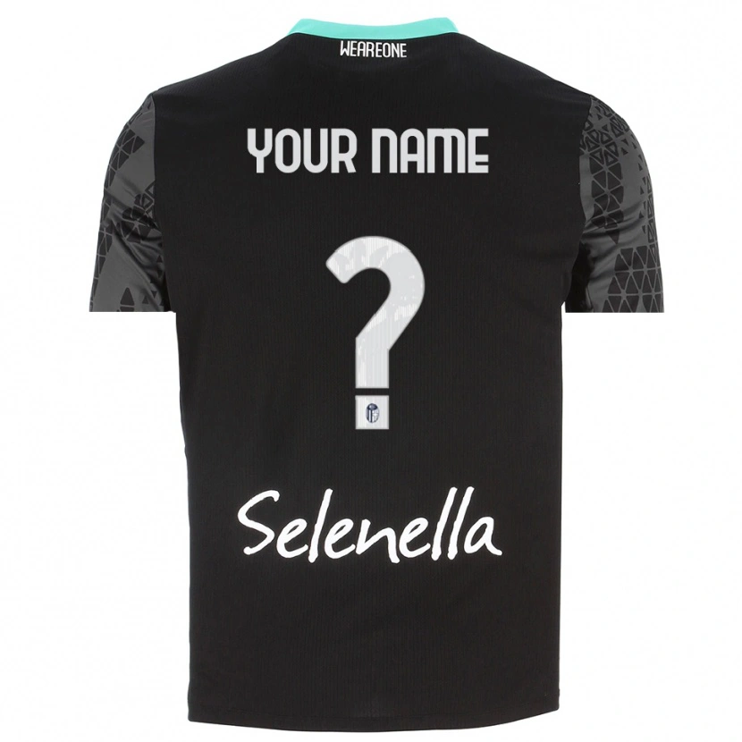 Danxen Dzieci Bologna FC 1909 Szary Czarny Biały Koszulka Bramkarska 2025/26