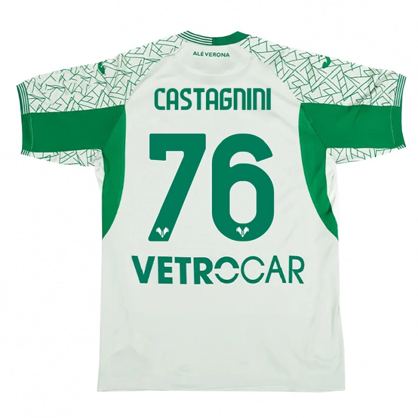 Danxen Dzieci Mirko Castagnini #76 Zielony Czerwony Koszulka Bramkarska 2025/26