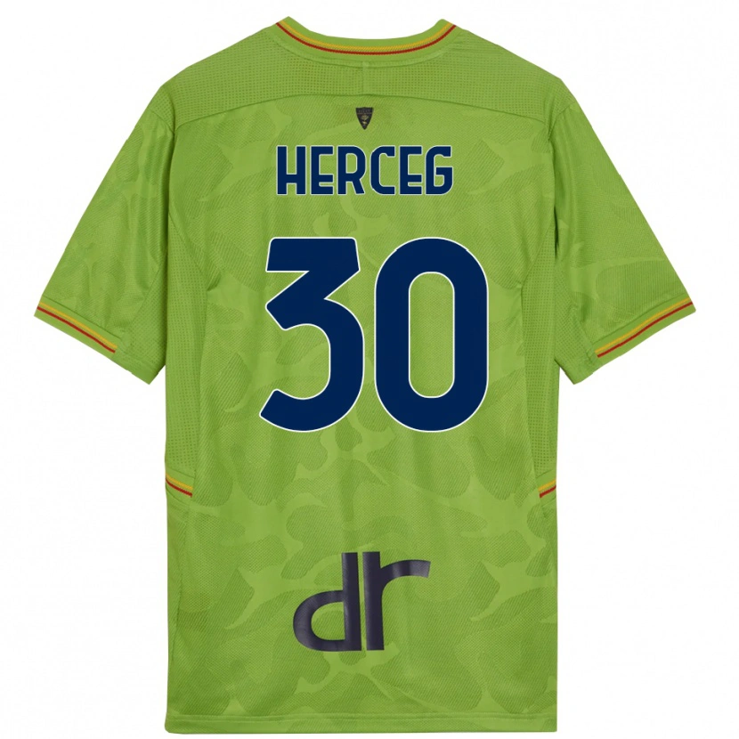 Danxen Dzieci Lovro Herceg #30 Leśna Zieleń Czarny Koszulka Bramkarska 2025/26