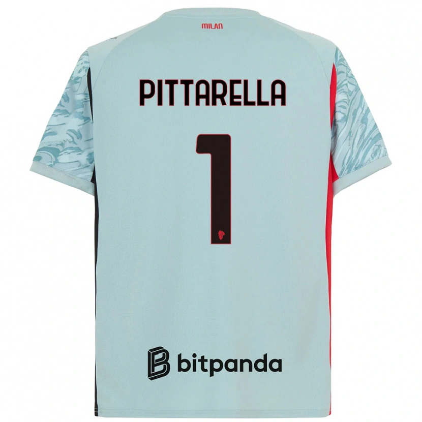 Danxen Dzieci Matteo Pittarella #1 Jasnoniebieski Czerwony Koszulka Bramkarska 2025/26