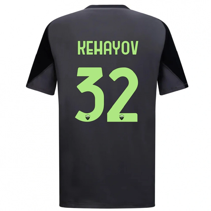 Danxen Dzieci Atanas Kehayov #32 Czarny Jasnozielony Koszulka Bramkarska 2025/26
