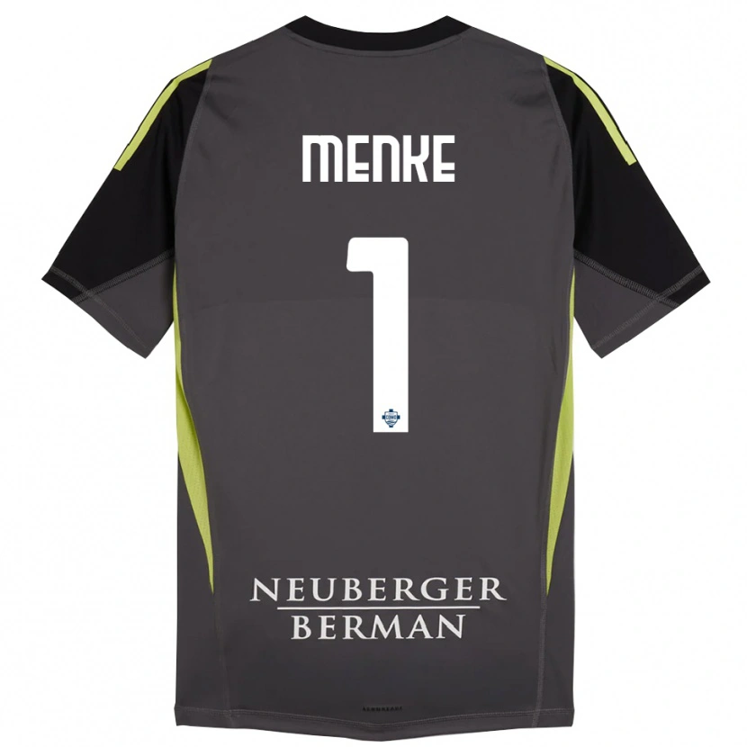 Danxen Dzieci Henrique Menke #1 Czarny Jasnozielony Koszulka Bramkarska 2025/26