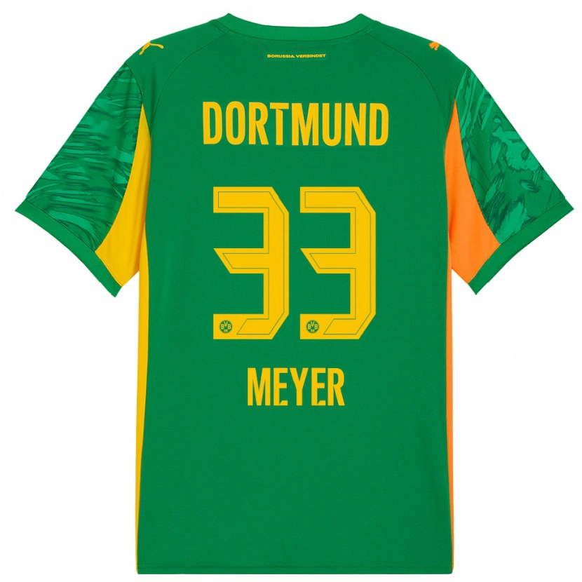 Danxen Dzieci Alexander Meyer #33 Zielony Pomarańczowy Koszulka Bramkarska 2025/26