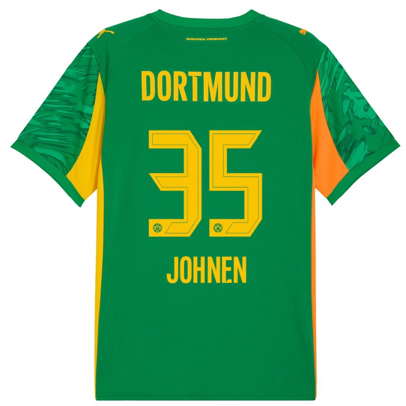 Danxen Dzieci Marcel Johnen #35 Zielony Pomarańczowy Koszulka Bramkarska 2025/26