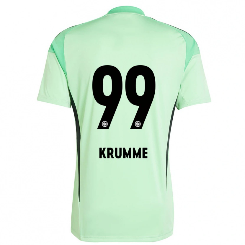 Danxen Dzieci Janne Krumme #99 Jasnozielony Czarny Koszulka Bramkarska 2025/26