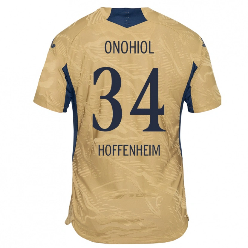Danxen Dzieci Yannick Onohiol #34 Brązowo-Szary Czarny Koszulka Bramkarska 2025/26