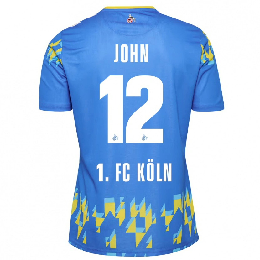 Danxen Dzieci Neven John #12 Niebieski Chaber Koszulka Bramkarska 2025/26
