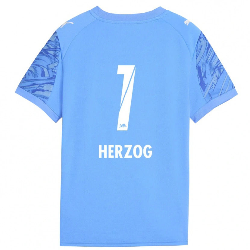 Danxen Dzieci Elvira Herzog #1 Królewski Niebieski Czerwony Koszulka Bramkarska 2025/26