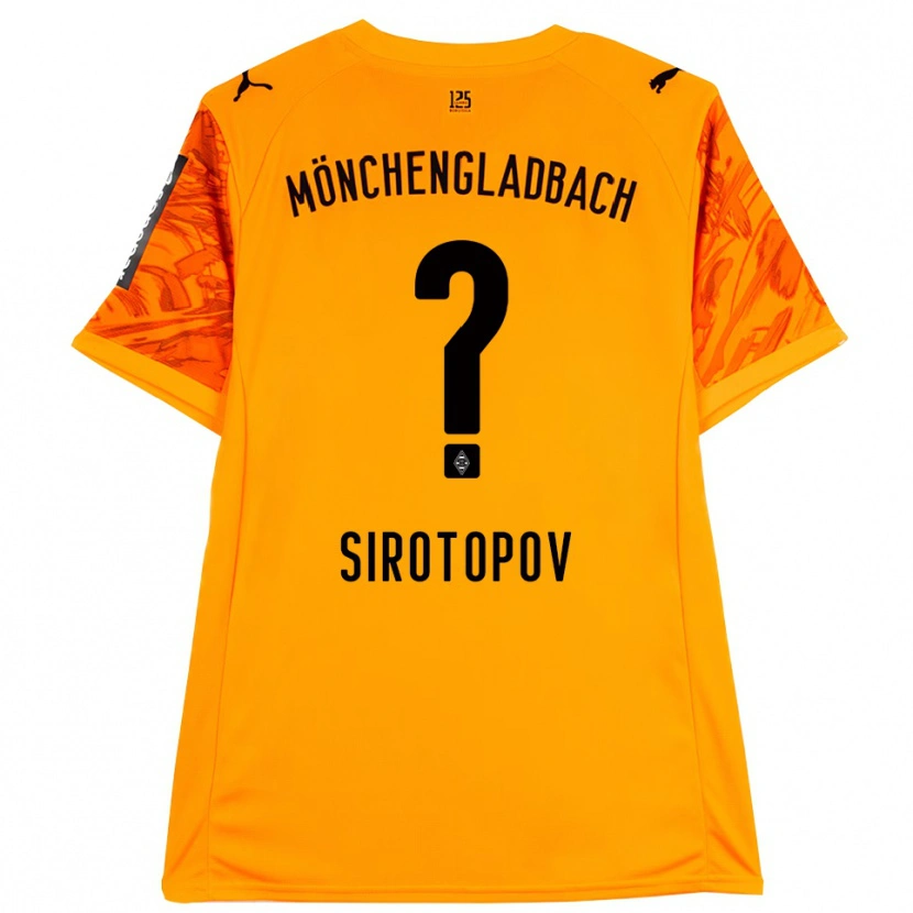Danxen Dzieci Artem Sirotopov #0 Pomarańczowy Żółty Czarny Koszulka Bramkarska 2025/26