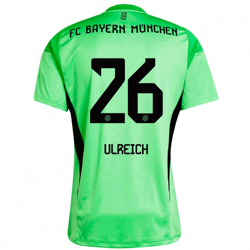 Danxen Dzieci Sven Ulreich #26 Średnio Zielony Wiosenny Koszulka Bramkarska 2025/26