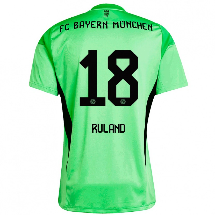Danxen Dzieci Leonard Ruland #18 Średnio Zielony Wiosenny Koszulka Bramkarska 2025/26