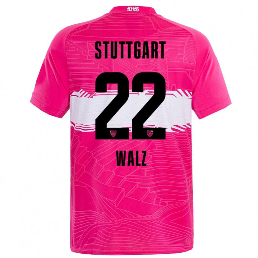 Danxen Dzieci Tom Walz #22 Głęboki Różowy Czarny Koszulka Bramkarska 2025/26