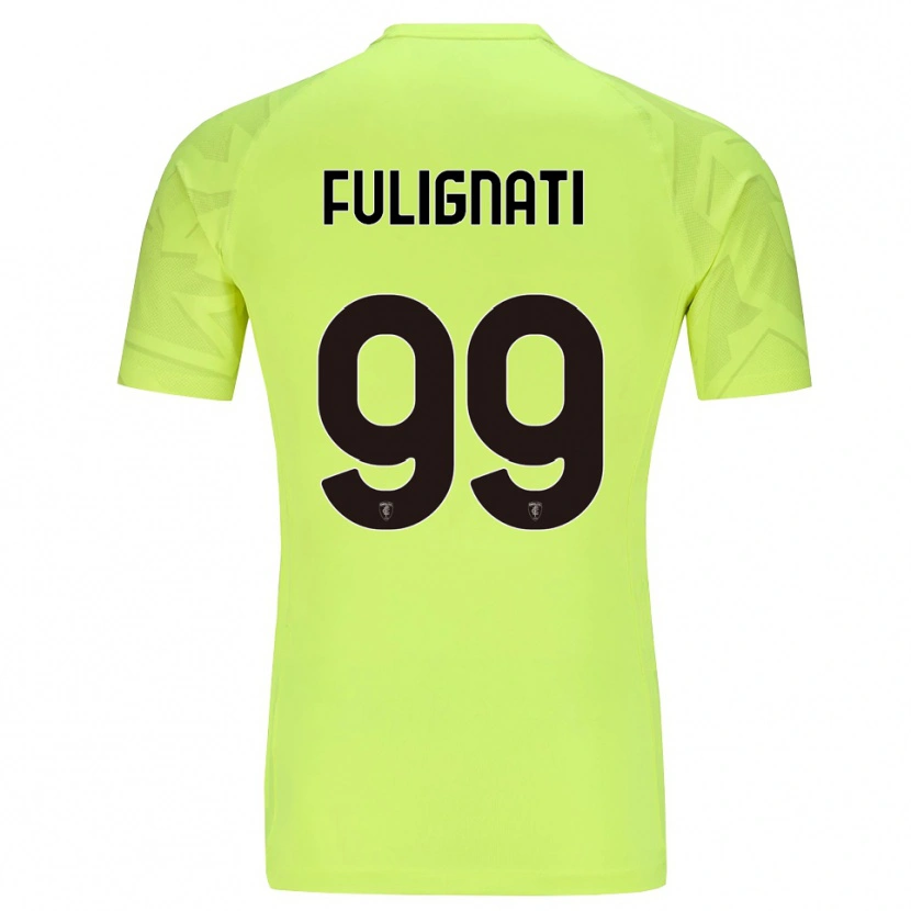 Danxen Dzieci Andrea Fulignati #99 Fluorescent Green Koszulka Bramkarska 2025/26