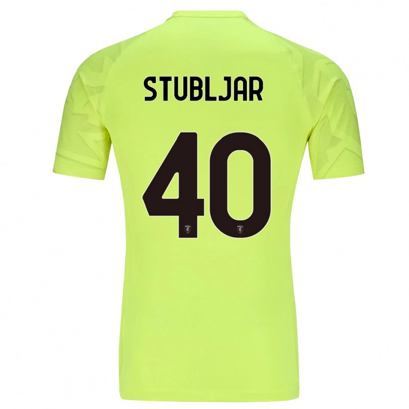 Danxen Dzieci Lovro Stubljar #40 Fluorescent Green Koszulka Bramkarska 2025/26