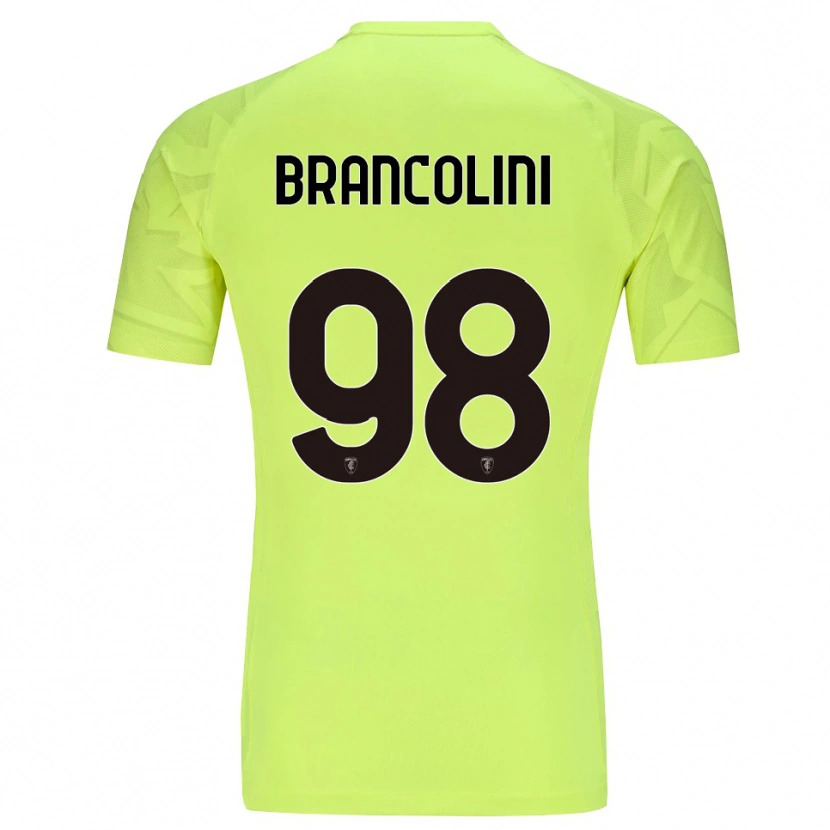 Danxen Dzieci Federico Brancolini #98 Fluorescent Green Koszulka Bramkarska 2025/26