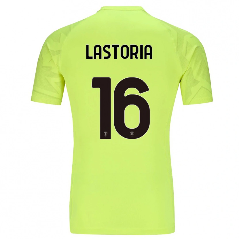 Danxen Dzieci Tommaso Lastoria #16 Fluorescent Green Koszulka Bramkarska 2025/26