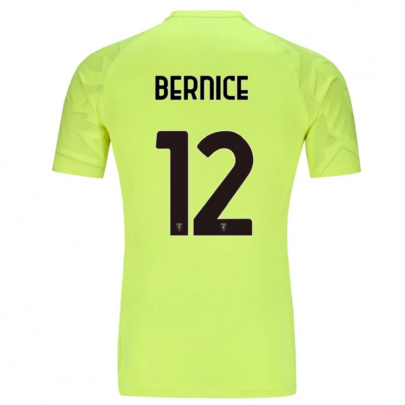 Danxen Dzieci Matteo Bernice #12 Fluorescent Green Koszulka Bramkarska 2025/26