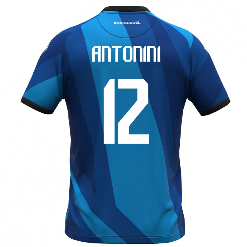 Danxen Dzieci Francesco Antonini #12 Królewski Niebieski Pomarańczowy Koszulka Bramkarska 2025/26