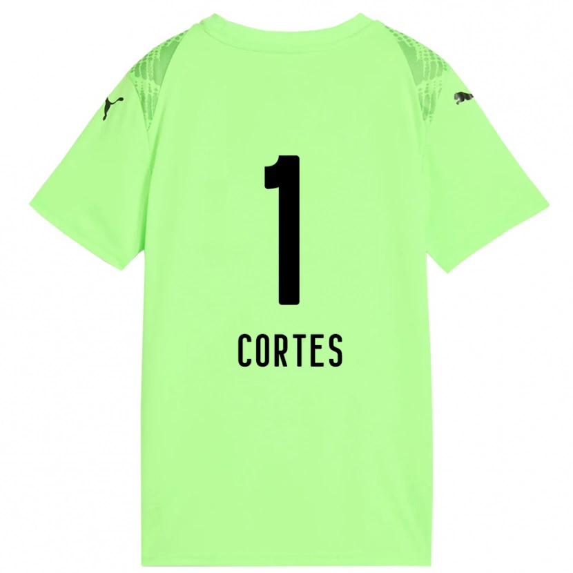 Danxen Dzieci Brayan Cortés #1 Bladozielony Czarny Koszulka Bramkarska 2025/26