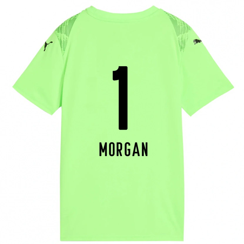 Danxen Dzieci Kevin Morgan #1 Bladozielony Czarny Koszulka Bramkarska 2025/26