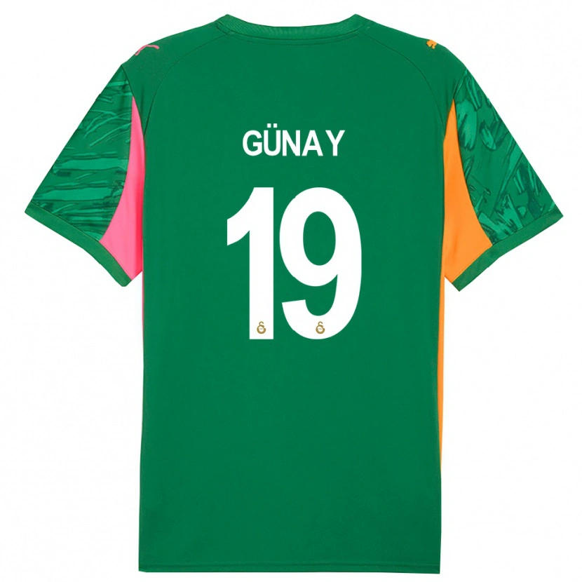 Danxen Dzieci Günay Güvenç #19 Zielony Pomarańczowy Różowy Koszulka Bramkarska 2025/26