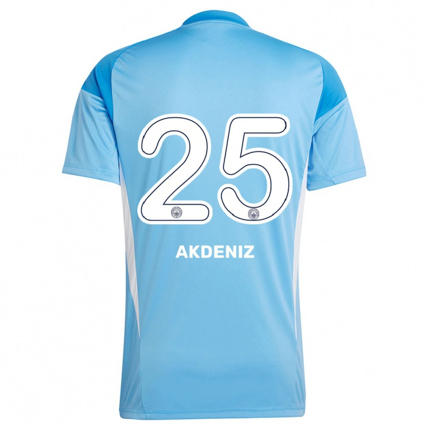 Danxen Dzieci Zeynep Akdeniz #25 Królewski Niebieski Biały Koszulka Bramkarska 2025/26