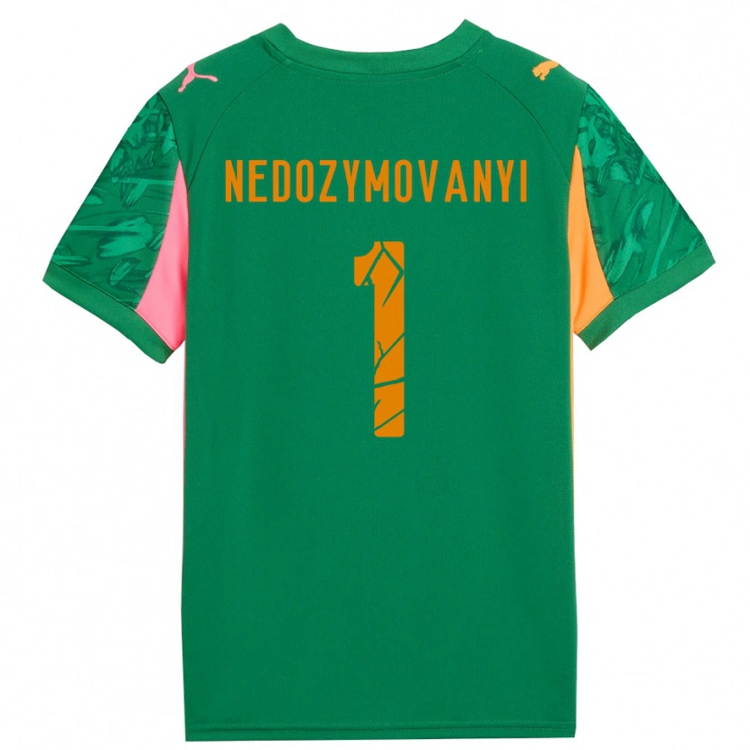 Danxen Dzieci Artem Nedozymovanyi #1 Zielony Pomarańczowy Różowy Koszulka Bramkarska 2025/26